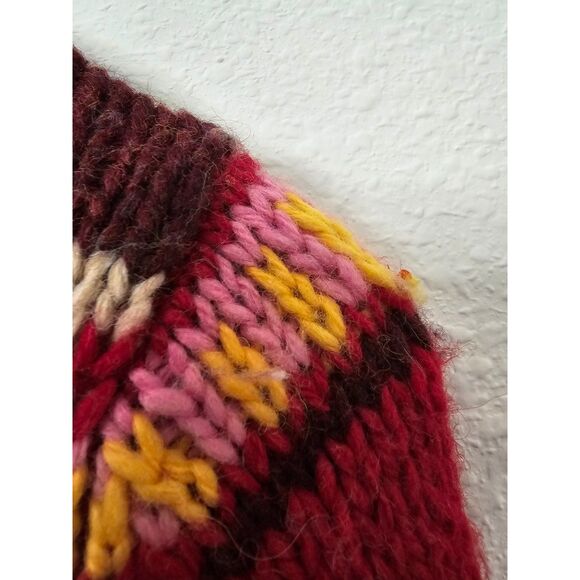 Abercrombie & Fitch Lambswool Blend Fair Isle Sweater Medium - Picture 9 of 12